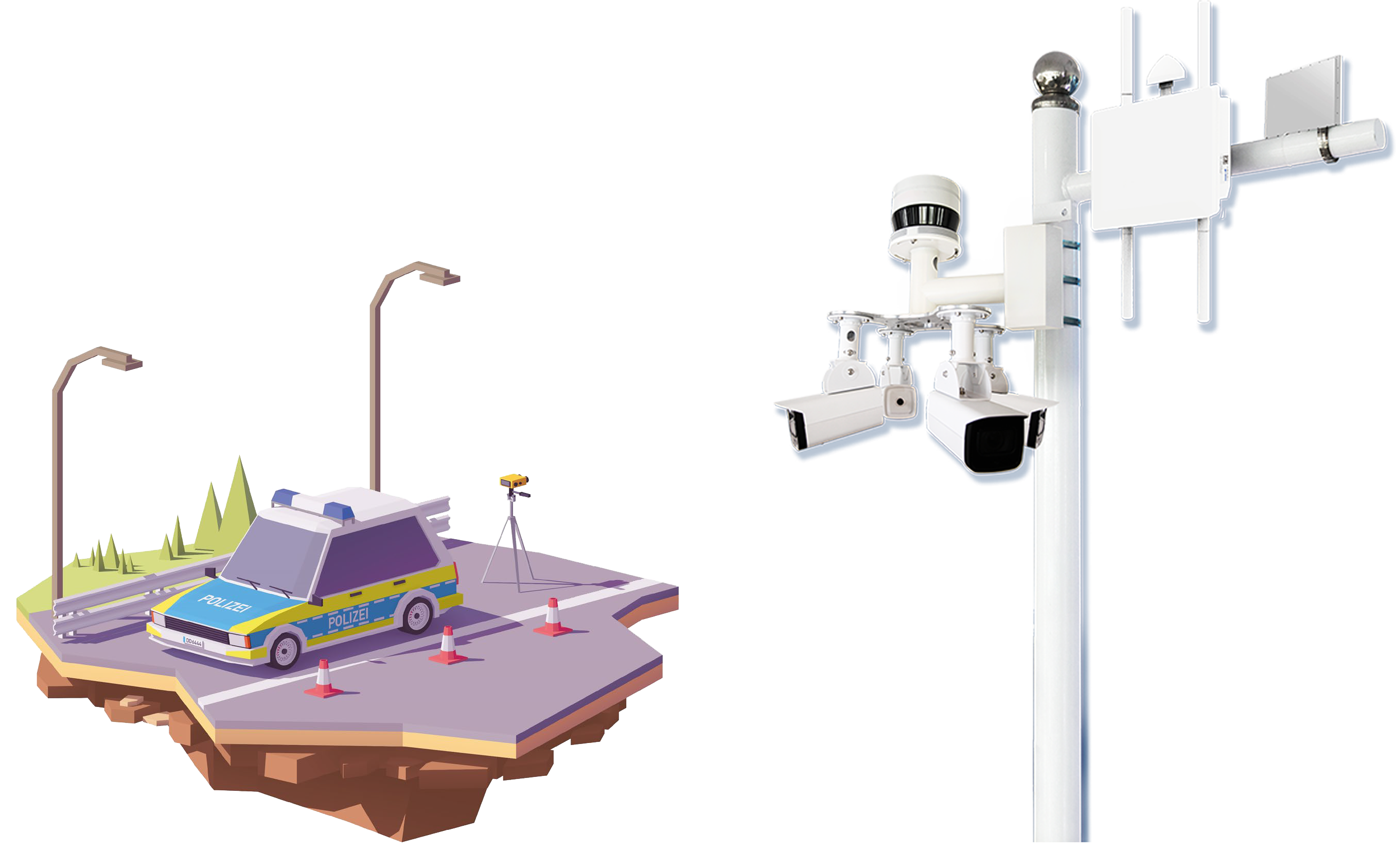 道路監測示意圖